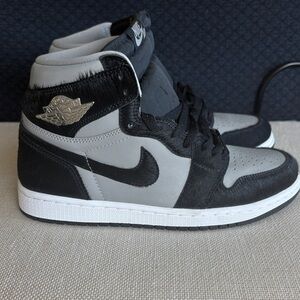 Never worn Nike W9 Air Jordan Retro Pony Hair Hi-Top Sneakers